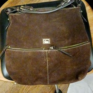 Dooney and Bourke suede Dillen hobo